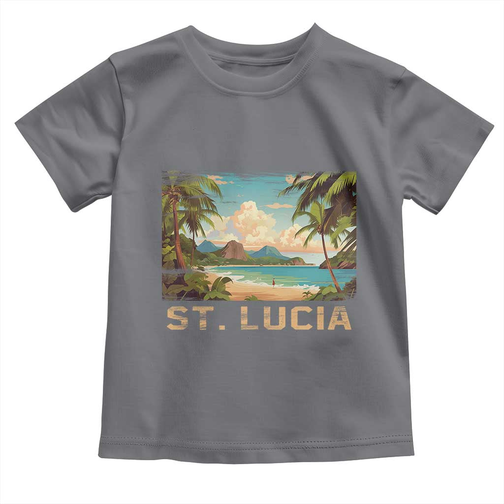 Saint Lucia Toddler T Shirt St. Lucia Beach Trip