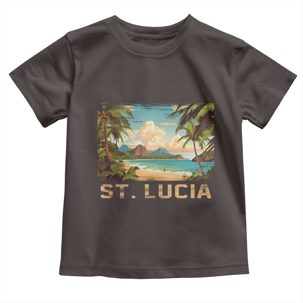 Saint Lucia Toddler T Shirt St. Lucia Beach Trip
