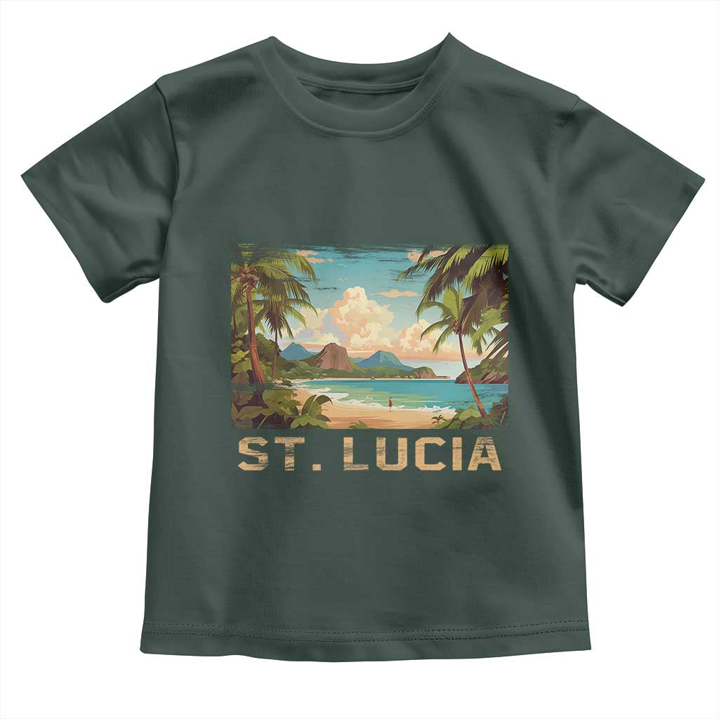 Saint Lucia Toddler T Shirt St. Lucia Beach Trip