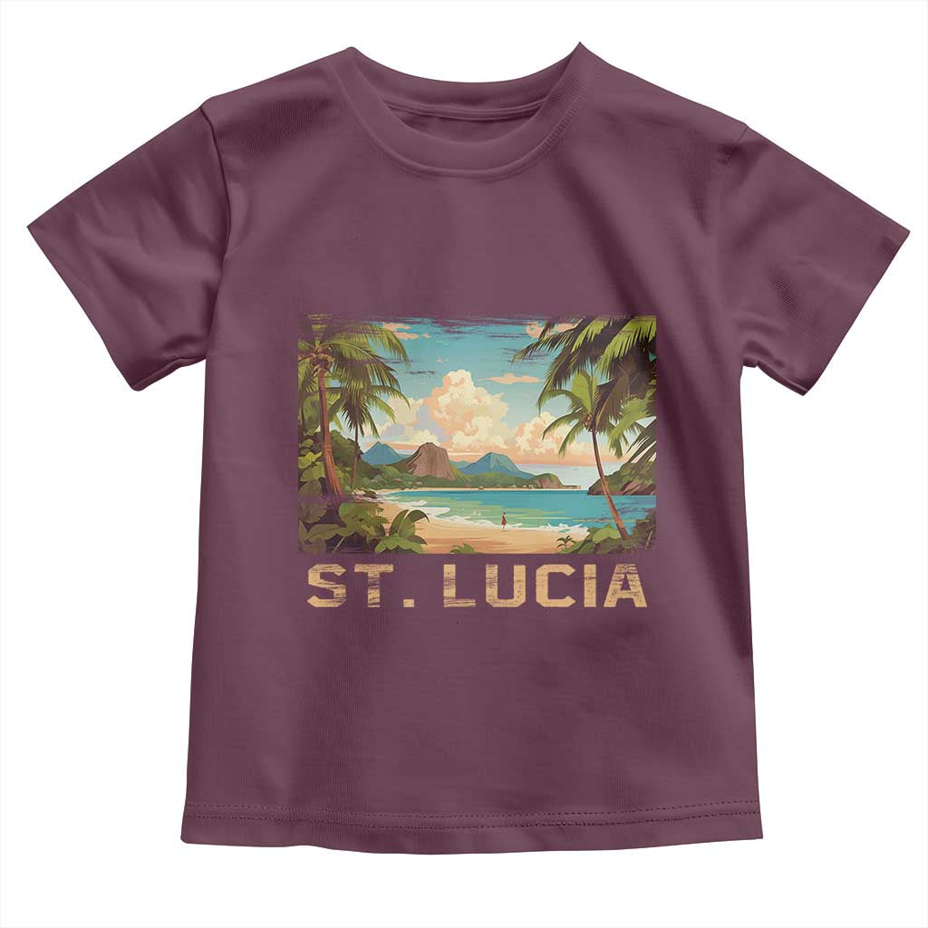 Saint Lucia Toddler T Shirt St. Lucia Beach Trip