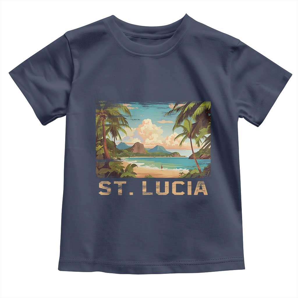 Saint Lucia Toddler T Shirt St. Lucia Beach Trip