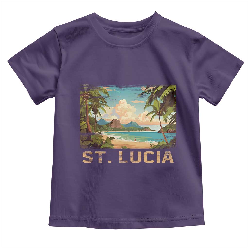 Saint Lucia Toddler T Shirt St. Lucia Beach Trip