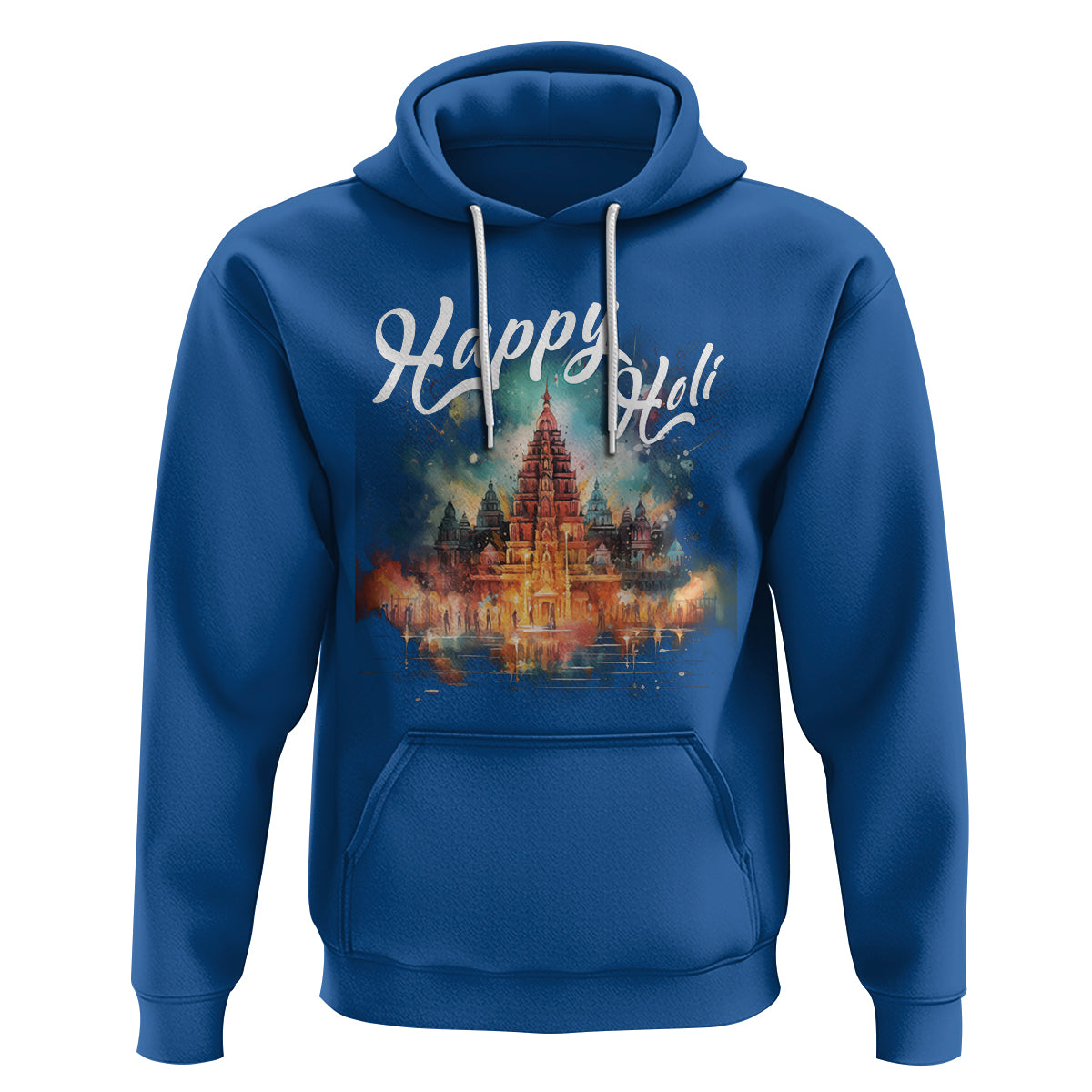Happy Holi Hoodie Colors India Hindu Spring - Wonder Print Shop