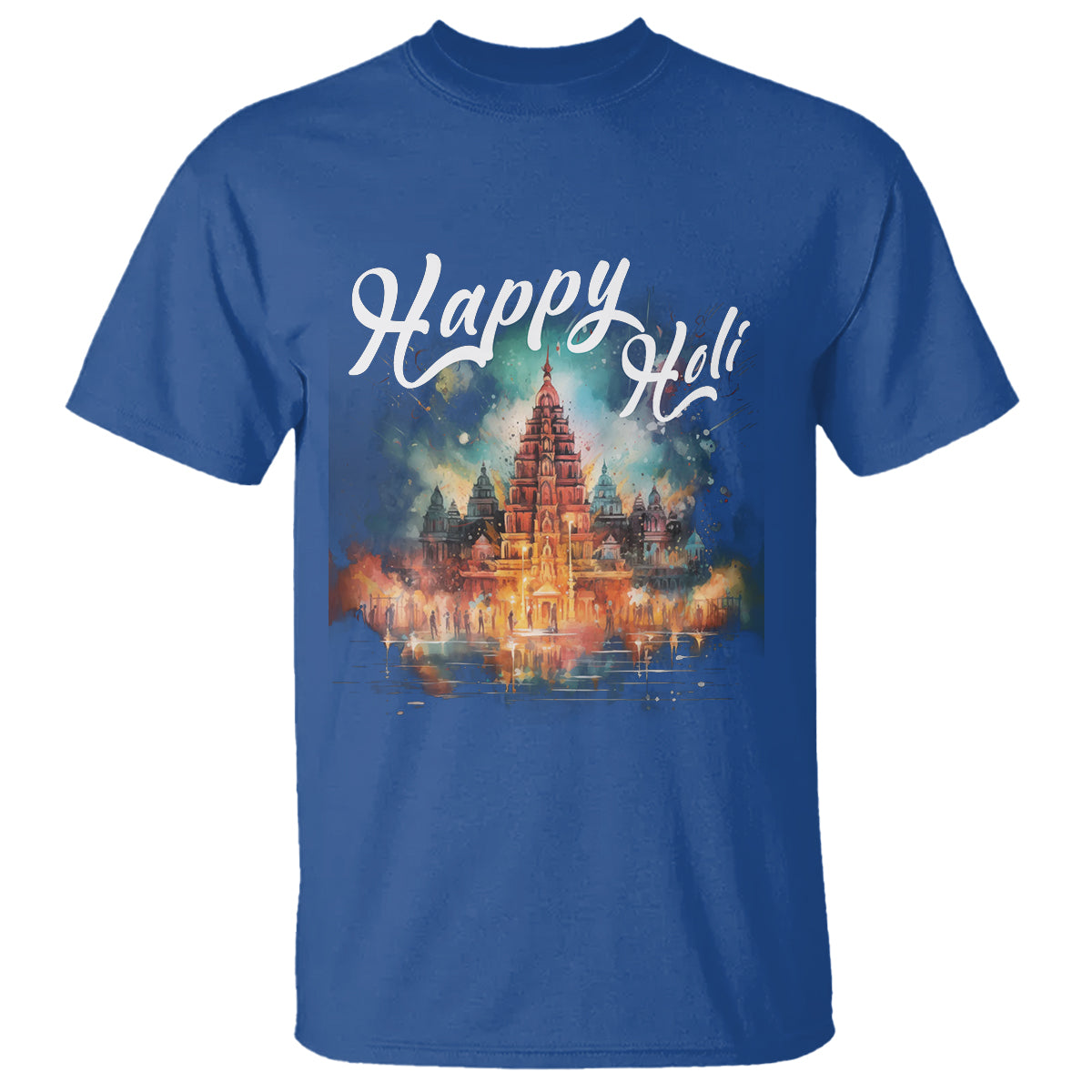 Happy Holi T Shirt Colors India Hindu Spring - Wonder Print Shop