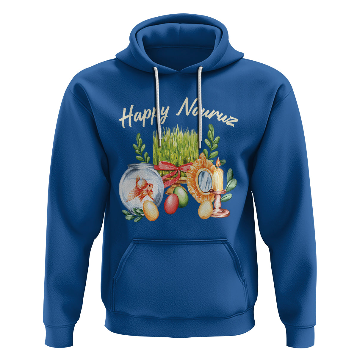 Happy Nowruz Hoodie Kurdistan & Pakistan And Iran New Year Haft-Seen - Wonder Print Shop
