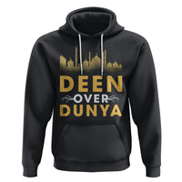 Islam Hoodie Deen Over Dunya Islamic Muslim - Wonder Print Shop