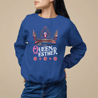 Purim Holiday Sweatshirt Queen Esther Jewish Israel Feast - Wonder Print Shop