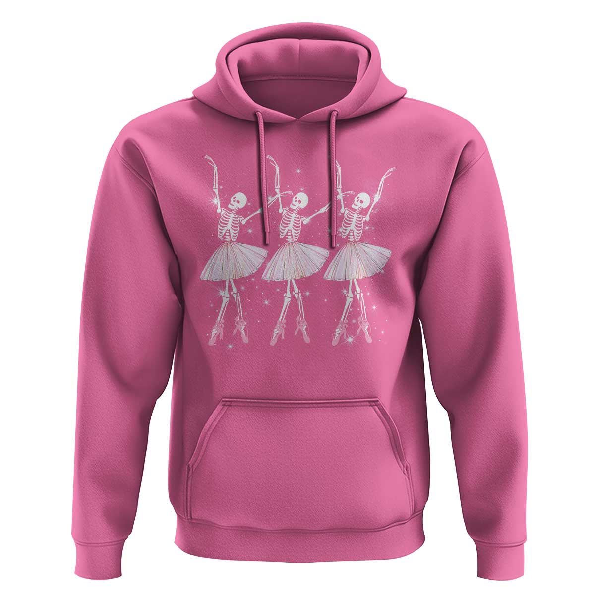 Funny Halloween Skeleton Ballet Dancing Ballerina Hoodie