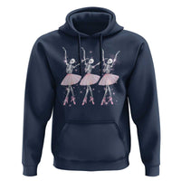 Funny Halloween Skeleton Ballet Dancing Ballerina Hoodie