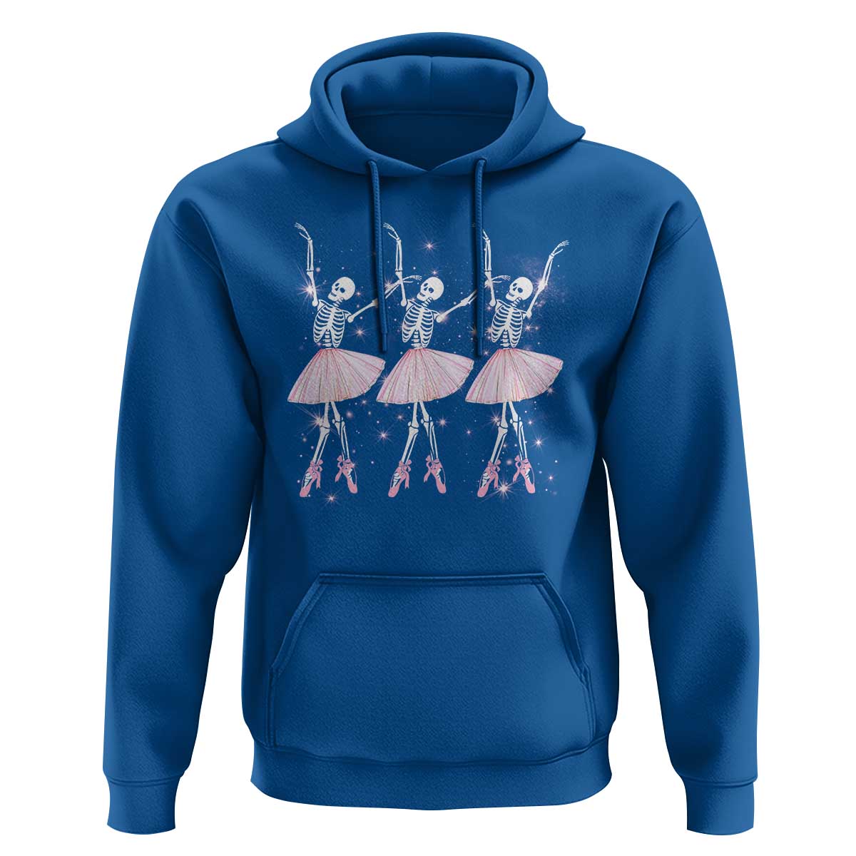 Funny Halloween Skeleton Ballet Dancing Ballerina Hoodie