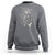 Halloween Mermaid Sweatshirt Mermaid Skeleton Spooky Season In Ocean - Wonder Print Shop