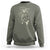 Halloween Mermaid Sweatshirt Mermaid Skeleton Spooky Season In Ocean - Wonder Print Shop
