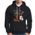 Halloween Bookaholic Hoodie Cute Ghost Swing Reading Book - Wonder Print Shop