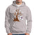 Halloween Bookaholic Hoodie Cute Ghost Swing Reading Book - Wonder Print Shop