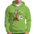 Halloween Bookaholic Hoodie Cute Ghost Swing Reading Book - Wonder Print Shop