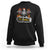 Halloween Gymer Sweatshirt Make It Happen Skeleton Deadlift Fitness Gym - Wonder Print Shop