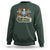 Halloween Gymer Sweatshirt Make It Happen Skeleton Deadlift Fitness Gym - Wonder Print Shop