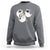Halloween Cat Lover Sweatshirt Spooky Cute Ghost Costume - Wonder Print Shop