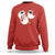 Halloween Cat Lover Sweatshirt Spooky Cute Ghost Costume - Wonder Print Shop