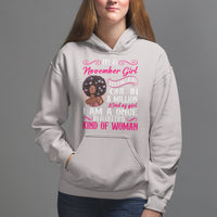 Birthday Hoodie I'm A November Girl Black Women - Wonder Print Shop