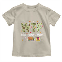 Thanksgiving Toddler T Shirt W T F Wine Turkey Family Funny Dinner Fall