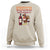 Thanksgiving Sweatshirt Friendsgiving Squad Get Flocked Up Drunk Wine Turkey - Wonder Print Shop