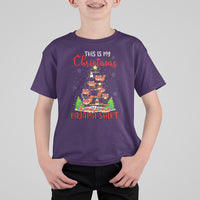 Red Panda Xmas Tree This Is My Christmas Pajama T Shirt For Kid - Wonder Print Shop