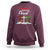 Christmas Begins With Christ Snowman Christian Cross Sweatshirt - Wonder Print Shop