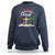 Christmas Begins With Christ Snowman Christian Cross Sweatshirt - Wonder Print Shop