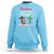 Christmas Begins With Christ Snowman Christian Cross Sweatshirt - Wonder Print Shop