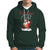 Christmas Begins With Christ Jesus Santa Riding Bicycle Hoodie - Wonder Print Shop