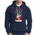 Christmas Begins With Christ Jesus Santa Riding Bicycle Hoodie - Wonder Print Shop