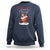 Christmas Begins With Christ Jesus Santa Riding Bicycle Sweatshirt - Wonder Print Shop