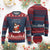 Christmas Begins With Christ Ugly Christmas Sweater Jesus Santa Riding Bicycle - Wonder Print Shop