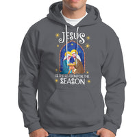 Jesus Is The Reason For The Season Christmas Nativity Hoodie - Wonder Print Shop