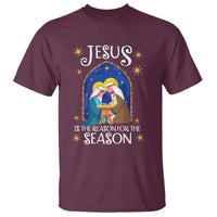 Jesus Is The Reason For The Season Christmas Nativity T Shirt - Wonder Print Shop