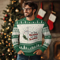 Jesus Is The Reason For The Season Ugly Christmas Sweater - Wonder Print Shop