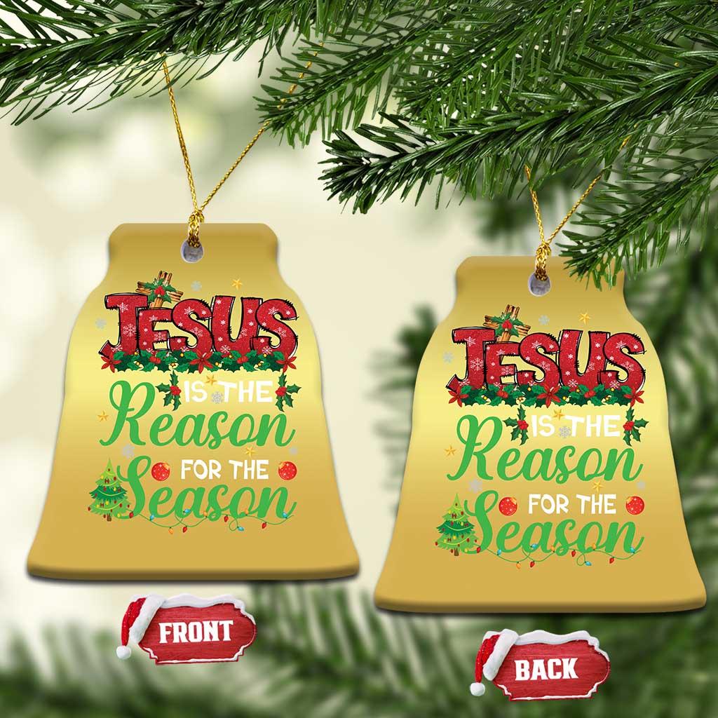Christian Christmas Ornament Jesus Is The Reason For The Season - Wonder Print Shop