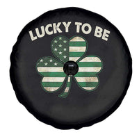 St. Patrick's Day Patriotic America Pride Spare Tire Cover Lucky To Be American