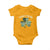 St. Patrick's Day Patriotic America Pride Baby Onesie Lucky To Be American