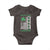 St. Patrick's Day Patriotic America Pride Baby Onesie Lucky To Be American Shamrock Flag