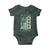St. Patrick's Day Patriotic America Pride Baby Onesie Lucky To Be American Shamrock Flag