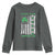 St. Patrick's Day Patriotic America Pride Youth Sweatshirt Lucky To Be American Shamrock Flag