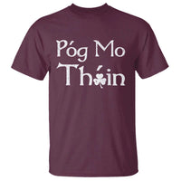 Funny St. Patrick's Day T Shirt Pog Mo Thoin Gaelic Saying Kiss My Ass