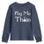 Funny St. Patrick's Day Youth Sweatshirt Pog Mo Thoin Gaelic Saying Kiss My Ass