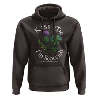 Funny St. Patrick's Day Hoodie Kiss Me I'm Scottish