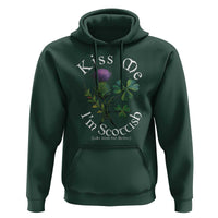 Funny St. Patrick's Day Hoodie Kiss Me I'm Scottish