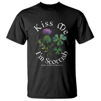 Funny St. Patrick's Day T Shirt Kiss Me I'm Scottish