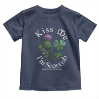 Funny St. Patrick's Day Toddler T Shirt Kiss Me I'm Scottish