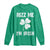 Funny St. Patrick's Day Long Sleeve Shirt Rizz Me I'm Irish